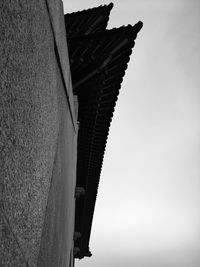 Low angle view of building against sky
