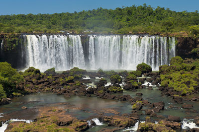 Beautiful waterfall in rainforest