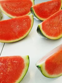 Close-up of fruits on table