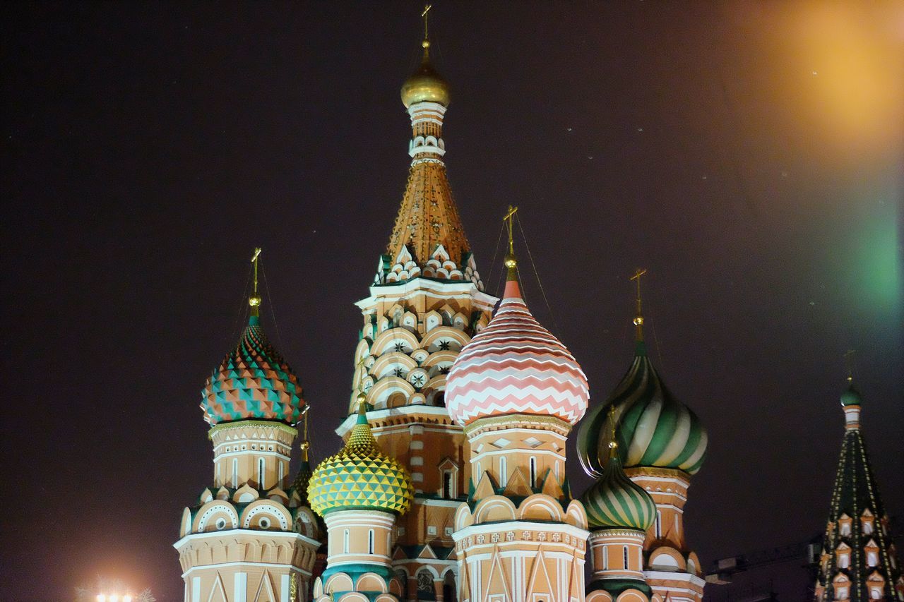 night, architecture, place of worship, religion, no people, illuminated, travel destinations, city, built structure, low angle view, spirituality, building exterior, outdoors, sky, dome, cultures