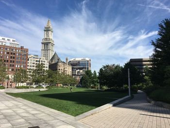 View of buildings in city