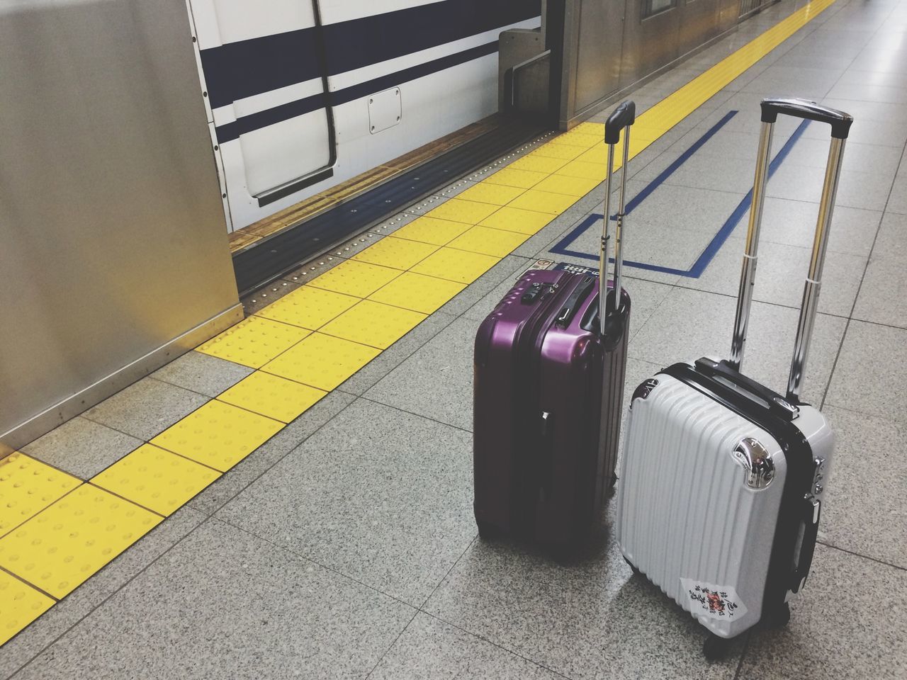 transportation, indoors, built structure, architecture, yellow, railroad station, public transportation, steps, high angle view, empty, steps and staircases, illuminated, railroad station platform, staircase, railing, subway station, no people, rail transportation, absence, mode of transport