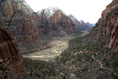 Scenic view of mountains