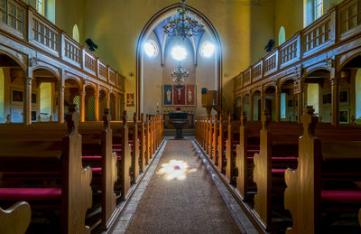 Interior of building