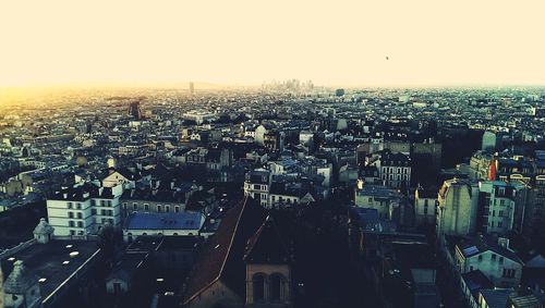 High angle view of cityscape