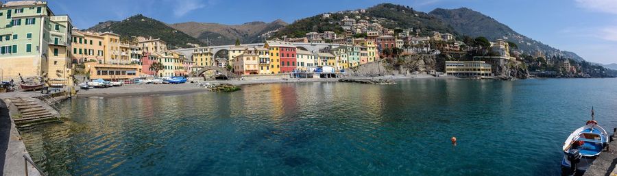 Panoramic view of buildings in city