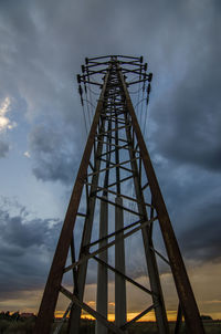 Low angle view of storm clouds