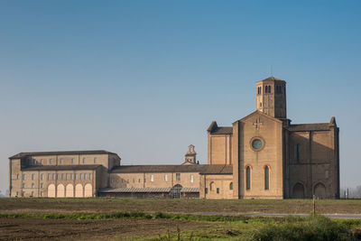 Carthusian monastery located in the outskirts of parma in italy- abbey of valserena.