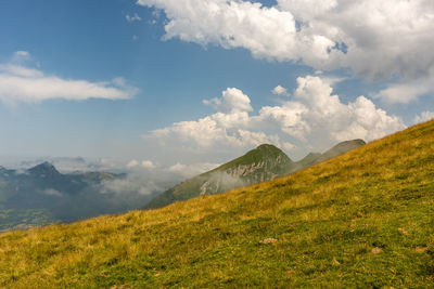 Scenic view of landscape against sky