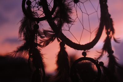 The sunset and dreamcatcher