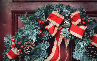 Christmas decorations on tree