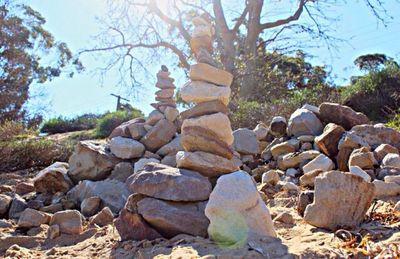 Rocks on landscape