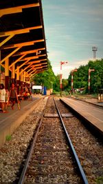 Railroad tracks