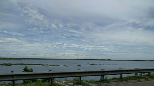 Scenic view of calm lake