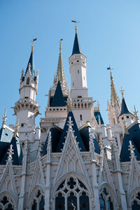 Low angle view of buildings against sky