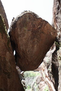 Close-up of rock formation