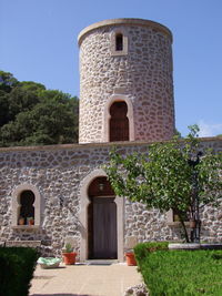 Built structure against clear sky