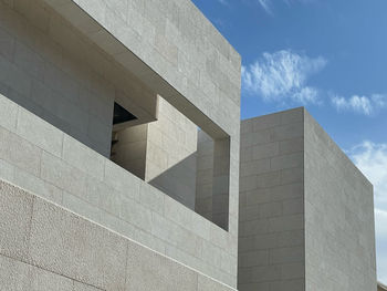 Low angle view of building against sky