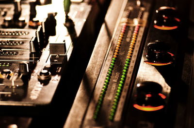 Close-up of computer keyboard