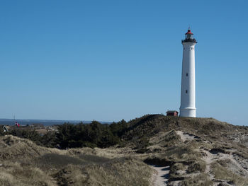 Lighthouse  against clear sky