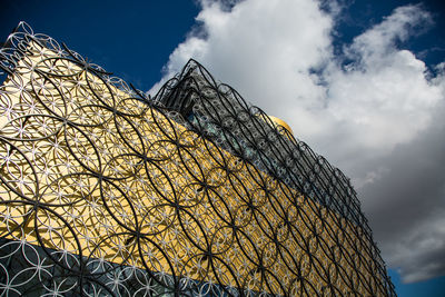 Low angle view of building against sky