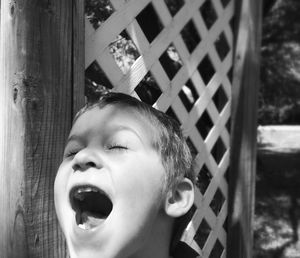 Close-up of boy