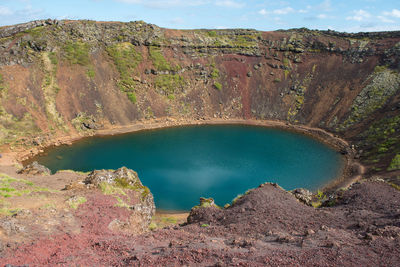 Kerid crater, iceland