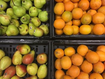 Close-up of apples for sale in market