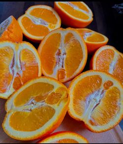 Full frame shot of oranges