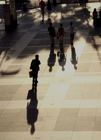 People on city street