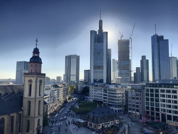 View of buildings in city of frankfurt 
