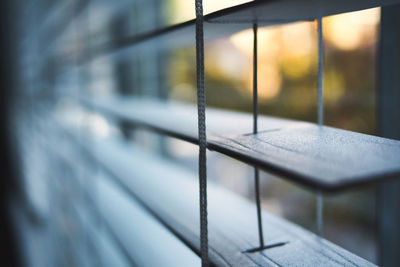 Close-up of glass window