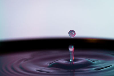 Close-up of water drop