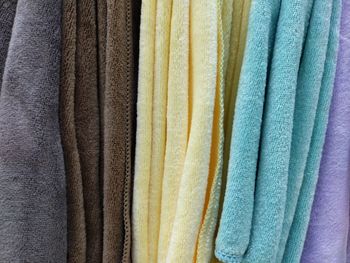 Full frame shot of multi colored fabric