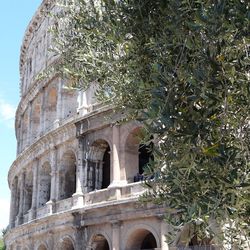 Low angle view of historical building