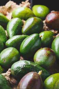 Full frame shot of fruits for sale in market