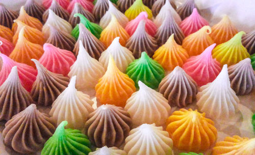 Full frame shot of multi colored umbrellas