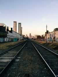 Railroad station platform