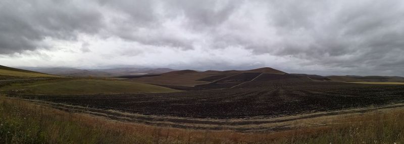 Panoramic view of landscape against sky