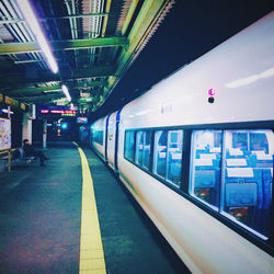 Railroad station platform