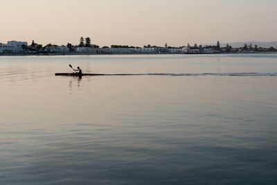 Boat in sea