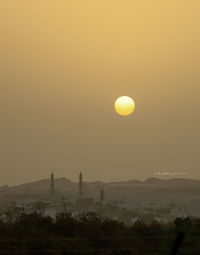 Beauty sunrise in qurm city in sultanate of oman