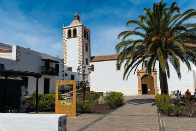 The historic center of betancuria town, fuerteventura, spain