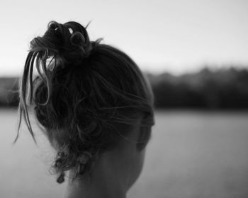 Close-up of young woman