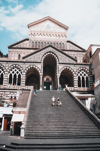 Low angle view of historical building against sky