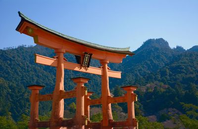 Panoramic view of temple