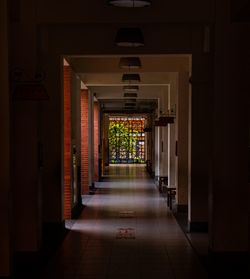 Light and shadow of corridor