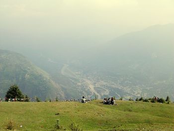 Scenic view of mountains