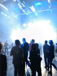 Group of people in concert