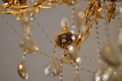 Close-up of chandelier